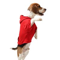 Tenues personnalisées pour chiens à la mode, tenues assorties pour animaux de compagnie et propriétaires, polaire solide, confortable, lavable, sweats à capuche pour chiens et propriétaires
