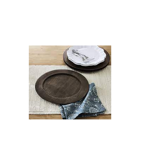 Plaque de chargeur en bois couleur naturelle qualité supérieure pour mariage et événements hôtels Restaurants et produit Offre Spéciale - Product Image 6