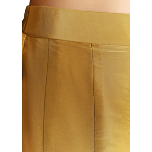 Traje Palazzo amarillo con Resham Kurta Dupatta, venta al por mayor de Ropa Étnica para mujeres, proveedor de fábrica OEM, traje de Festival DE BODA personalizado - Product Image 6