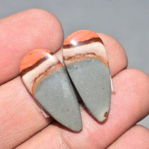 Pares de Jaspe Policromado Natural Suelto, Pares Combinados para Pendientes, Joyería de Moda Policromada de Grado Premium - Product Image 1