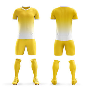 ชุดฟุตบอลผ้าโพลีเอสเตอร์ระบายอากาศชุดเสื้อผ้าที่ทนทานเสื้อเจอร์ซีย์ยืดขนาดพลัสไซส์น้ำหนักเบา - Product Image 5