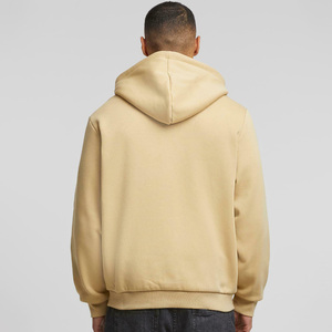 Sudadera con Capucha y Cremallera para Hombre, Estilo Europeo Americano, 100% Algodón, Gruesa, Talla Grande, Color Sólido, Invierno, Logotipo Personalizado, Venta al Por Mayor - Product Image 2