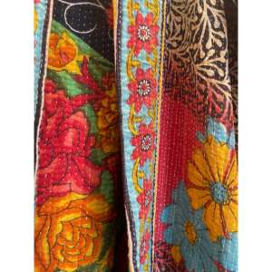 Chaqueta Vintage de Cuero Kantha para Mujer, Talla XL, Estilo Boho, Blazer Reversible con Parches y Logotipo Personalizado para Primavera y Otoño - Product Image 6