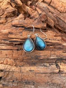 Handmade Labradorite Gemstone Earrings 925 Sterling Silver Unique Statement Fashion Jewelry Gift For Women Men - Product Image 6