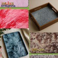 Feuille acrylique à motif marbré résistante aux rayures personnalisable 4*8 pieds pour la décoration de comptoirs de meubles, approvisionnement direct d'usine