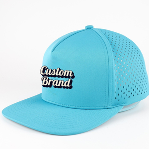 OEM ODM Chapeau Snapback personnalisé avec trou découpé au laser patch brodé en 3D Chapeau Snapback vierge en maille Vente en gros de casquette de papa Sports de haute qualité - Product Image 2