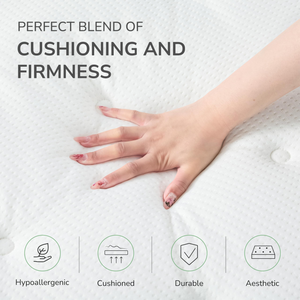 Colchón Híbrido de Espuma y Resortes, Cómodo, Envasado al Vacío, para Dormitorio u Hotel, Venta al Por Mayor - Product Image 4