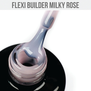 ฝาครอบเจลทาเล็บ UV LED อเนกประสงค์ผลิตใน EU-cpnp-Flexi Builder Milky Rose 12ml - Mystic nails - Product Image 2