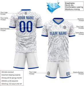 Ropa de fútbol sublimada personalizada de calidad superior, conjuntos de equipos de camisetas de fútbol personalizados de fábrica, uniformes para jugadores de fútbol - Product Image 5