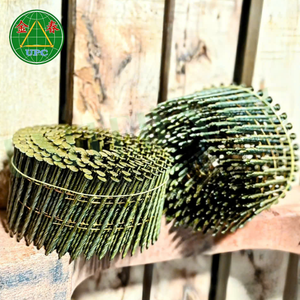 Clavos de bobina de alambre de paleta de acero de 1-3/4 pulgadas Anillo de cabeza a cuadros Tipos de vástago de tornillo liso Competitivo para la fabricación de paletas de Vietnam - Product Image 3