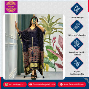 La mejor colección única de caftán de satén tradicional de calidad superior para mujeres 36 colores indios Festival Ocasiones especiales - Product Image 4