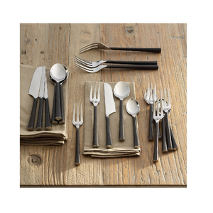 Ensemble de couverts en acier inoxydable de qualité supérieure pour la maison et le restaurant en acier miroir avec un style artisanal unique - Product Image 6