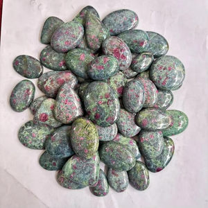 Wholesale Ruby Kyanite Cabochon <b>Crystal</b> Hand Made Flat Back Gemstone for Decor Healing Mix Shape All Size Jewelry Stone - Product Image 2