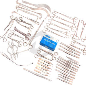 Ensemble complet d'instruments médicaux chirurgicaux de laparotomie pédiatrique de 108 pièces pour la chirurgie générale stérilisable de qualité médicale supérieure - Product Image 2