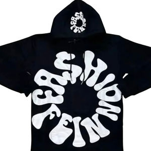 Sérigraphie Logo Heavy Basics Coton Mélangé Hommes Hoodies 500 Gsm Hommes Sérigraphie Sweat À Capuche - Product Image 6