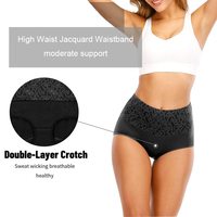 Celana Dalam Wanita Setengah Slip Pinggang Rendah Bergaris Nyaman Bahan Spandex/Nilon untuk Yoga dan Gym