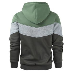 Sweat à capuche surdimensionné avec cordon de serrage pour hommes brodé de logo personnalisé pull de haute qualité à capuche en coton polyester à blocs de couleurs - Product Image 6