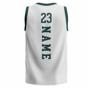 Maillot de basketball personnalisé pour homme, imprimé par sublimation, respirant, anti-humidité, 100 % polyester, uniformes et chemises - Product Image 5