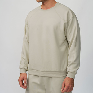 สเวตเตอร์คอปกของผู้ชาย, สเวตเชิ้ตแขนยาวผ้าฟลีซเสื้อสวมหัวลำลองระบายความร้อนเสื้อกันหนาวผ้าฝ้าย1100% ระบายอากาศ - Product Image 3