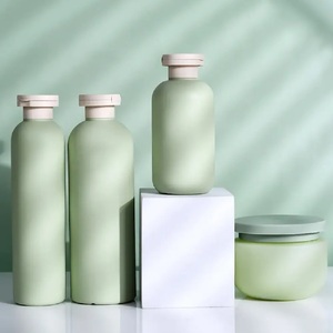 ขวดพลาสติก PET สองชั้นขนาด250มล. พร้อมพิมพ์โลโก้กระบอกเปล่าพร้อมฝาชุบด้วยไฟฟ้าตามคำขอ - Product Image 2