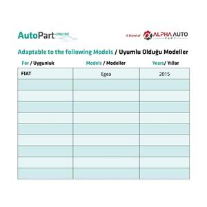 Reflector de Parachoques Trasero-Derecho-Izquierdo-Juego para Fiat Egea - Product Image 2