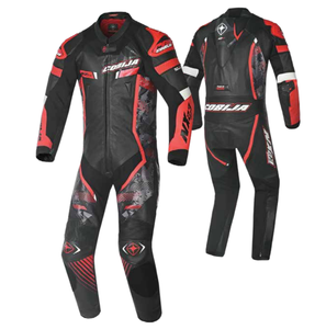 Combinaison de course en cuir de vache unisexe OEM, respirante, protection de sécurité pour moto, taille plus, design personnalisé pour la course - Product Image 2