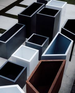 Customized Cute Luxury Contemporary Aluminum Square Large Outdoor <b>Planter</b> Garden <b>Planter</b> <b>Box</b> PE Coated for Sale to USA/Europe - Product Image 2