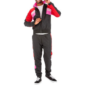 Ensemble de survêtement coupe-vent personnalisé pour homme, veste de sport en nylon, jogging zippé respirant, ensemble unisexe - Product Image 4