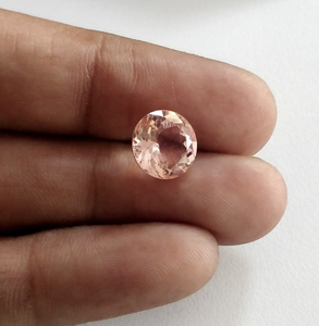 Forma Natural brasileña corte suelto melocotón morganita piedra preciosa melocotón Rosa turmalina directo Jaipur fabricante joyería al por mayor - Product Image 2