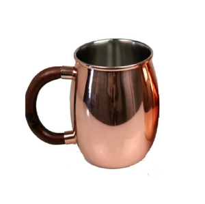 Gobelets en acier inoxydable en cuivre pur meilleur cadeau pour la maison élégant émail rouge décoratif moscou Mule bière tasse personnalisée de haute qualité - Product Image 6