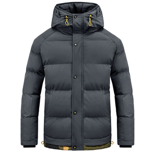 Chaqueta acolchada para hombre, Abrigo con capucha, chaqueta de invierno ligera plegable, calidad OEM ODM, ultraligera, con soporte calefactable, chaquetas informales - Product Image 1