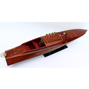 2024 DIXIE II haute qualité en bois modèle bateau artisanat 100% fait à la main vitesse bateau Vietnam nautique peint livraison rapide grand - Product Image 5