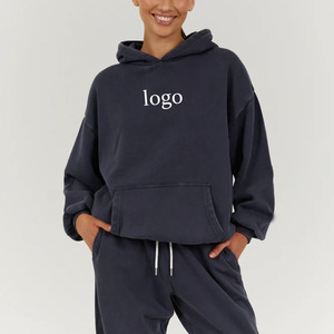 Conjunto de Sudadera con capucha transpirable para hombre, conjunto de dos piezas de punto, proveedor OEM, chándal personalizado, ropa deportiva para correr - Product Image 4