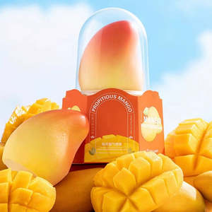 Fournisseur direct de la crème glacée à la mangue Frukti Propitious 75g, saveur de fruits tropicaux premium, dessert congelé, collations et friandises d'été - Product Image 1