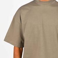 Qualité supérieure hommes 100% coton goutte épaule T-Shirt à manches courtes sur mesure impression numérique séchage rapide respirant bas quantité minimale de commande