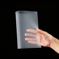 Plaques en plastique OEM ODM mates givrées en PP, PET, PVC, fines, pliables, de haute qualité pour la fabrication de pochettes de documents