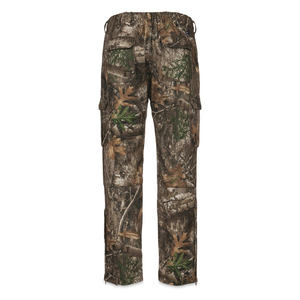 Pantalon d'extérieur pour hommes corpulents, ventilé, doublé polaire, avec poches cargo en polyester, pour la randonnée et la chasse, motif camouflage - Product Image 5