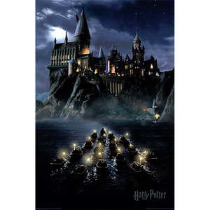 Póster de los Barcos de Hogwarts de Harry Potter para Decoración de Pared - Product Image 1