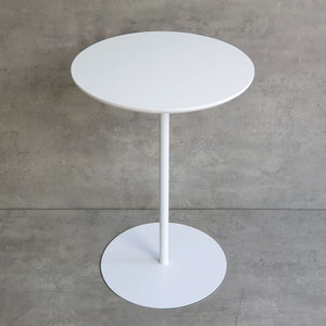 Minimalist 46cm Diameter Round <b>Side</b> <b>Table</b> 65cm <b>High</b> for Bedroom Furniture for Bed or Sofa Placement-SST030 - Product Image 2