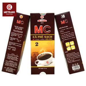 Medium Roast MC2 Private Label 250g/Box New Blend of Arabica & Robusta <b>Beans</b> Caffeinated Ground <b>Coffee</b> From Vietnam - Product Image 4