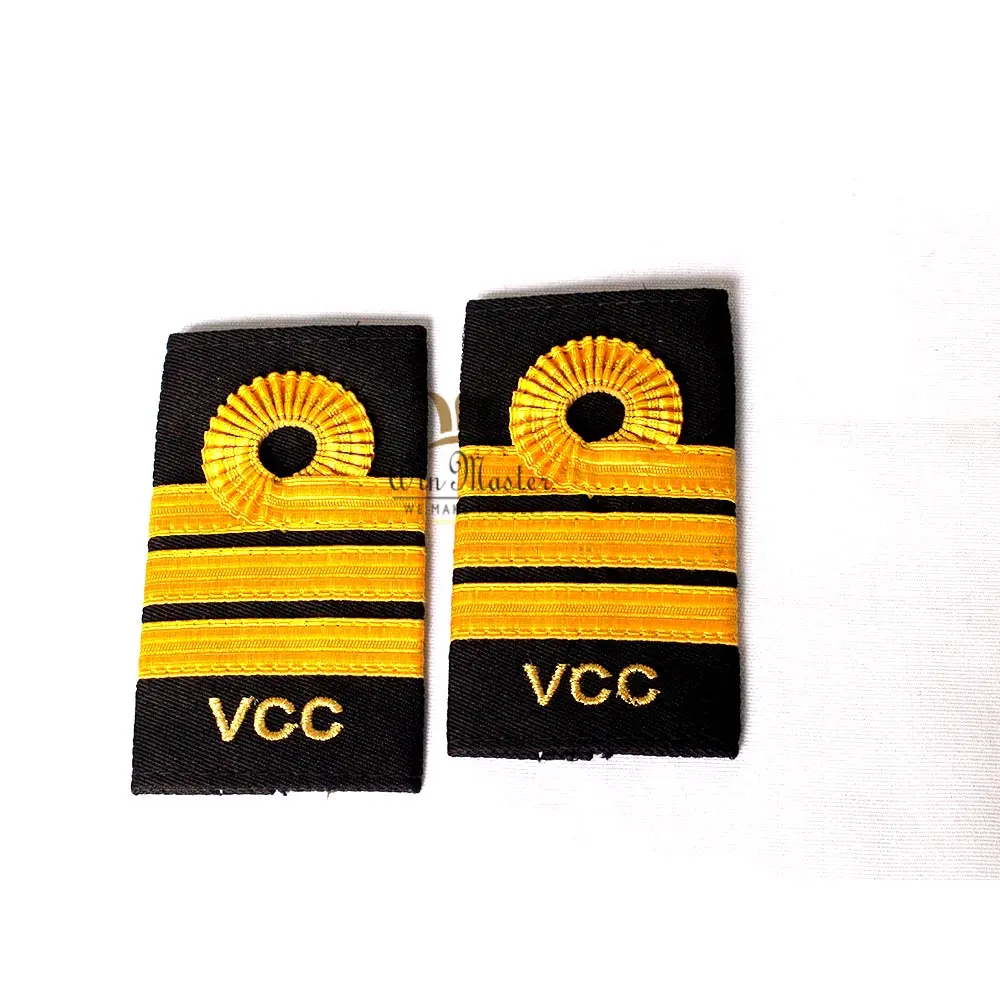 Beste Kwaliteit Ceremoniële Epaulette Schouderbord Op Maat Gemaakt Piloot Rank Epaulette Schouderbord Piloot Uniformen Accessoires