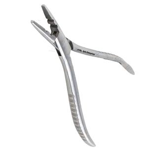 Precio al por mayor Alicates de extensión de cabello de acero inoxidable Acabado de plasma de arco iris multicolor con embalaje y herramientas personalizadas - Product Image 1