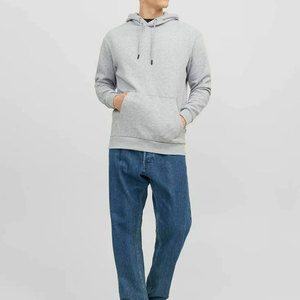 Sudaderas con Capucha Casuales de Invierno para Hombre, 100% Algodón, Logotipo Personalizable, Forro Polar Grueso, Se Acepta Marca Privada, Color Sólido, Directo de Fábrica - Product Image 2