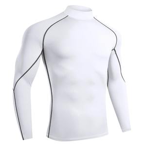 Vente de gros Chemises respirantes anti-éruptions cutanées imprimées sur mesure pour hommes Spandex/Polyester Protection UV antibactérienne Premium - Product Image 3