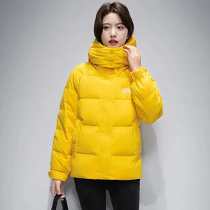 Wholesale Customized Export Quality <b>Lime</b> <b>Green</b> Crinkle Hooded Puffer <b>Jacket</b> - Product Image 1