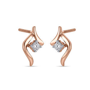 Boucles d'oreilles à clous en diamant Comet Charm - Product Image 4