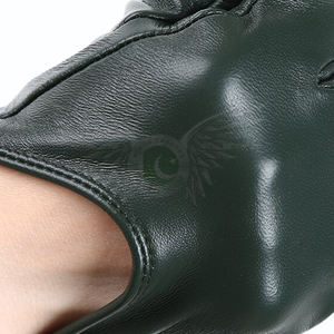 Gants en cuir noir pour hommes, accessoires à la mode, utilisation quotidienne, fête, à la mode, 2020 - Product Image 6