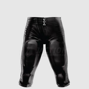 Uniforme de football américain à manches courtes personnalisable avec logo couleur, 100 % polyester respirant, ensembles de style tendance, vente en gros OEM - Product Image 4