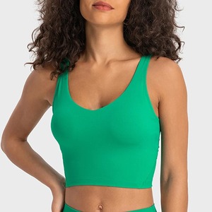 Premium Spandex Nylon respirant soutien-gorge nouveau décontracté uni femmes soutien-gorge 2025 élégant femmes sport soutien-gorge - Product Image 4