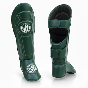 Protector de Piernas Profesional de Cuero para MMA, Espinilleras con Espuma Multidensidad para Kickboxing, Muay Thai, con Logotipo Personalizado, para Entrenamiento - Product Image 2